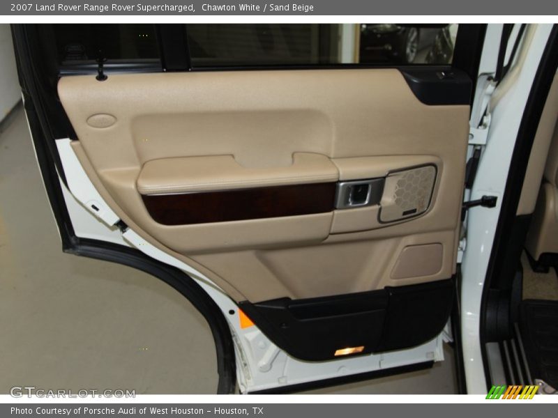 Chawton White / Sand Beige 2007 Land Rover Range Rover Supercharged