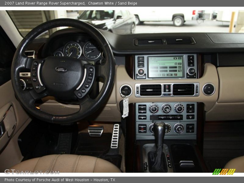 Chawton White / Sand Beige 2007 Land Rover Range Rover Supercharged