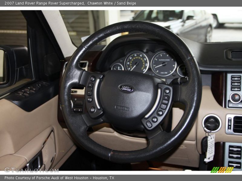Chawton White / Sand Beige 2007 Land Rover Range Rover Supercharged