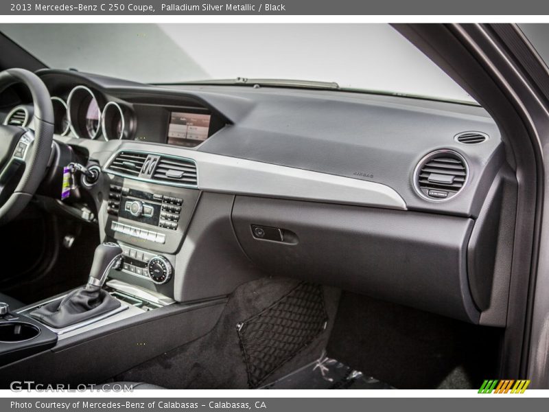 Palladium Silver Metallic / Black 2013 Mercedes-Benz C 250 Coupe