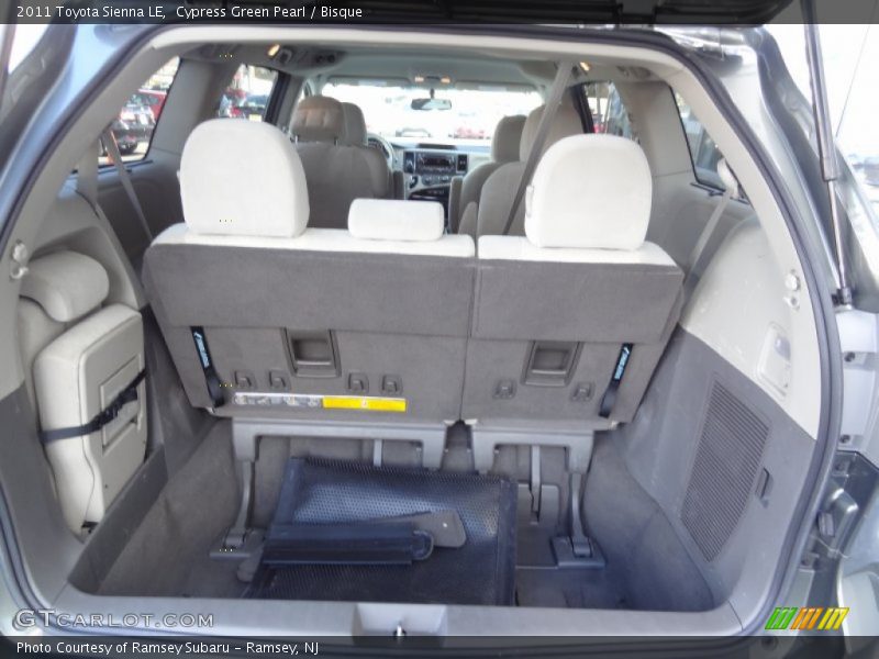  2011 Sienna LE Trunk