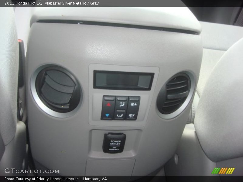 Alabaster Silver Metallic / Gray 2011 Honda Pilot LX