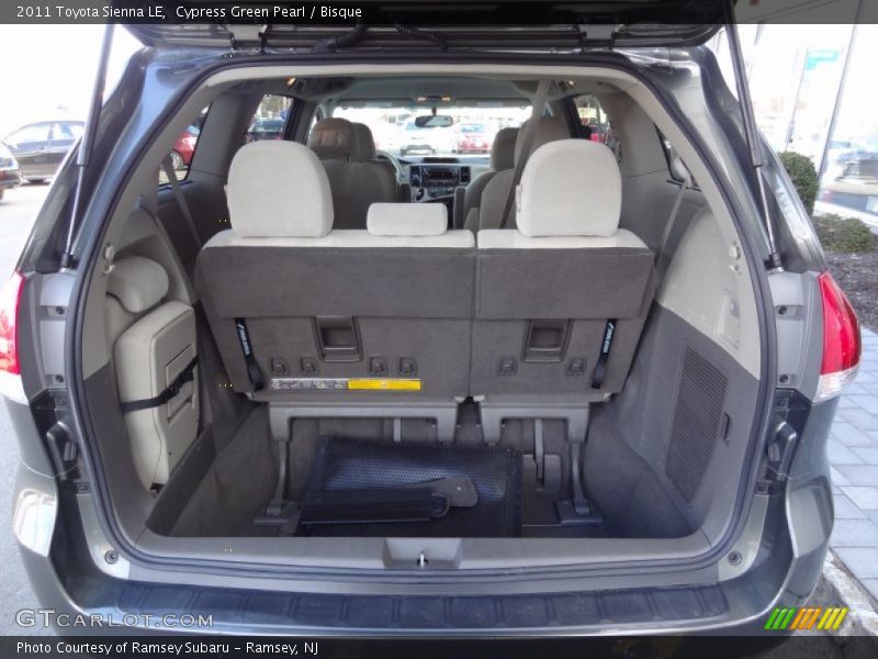  2011 Sienna LE Trunk