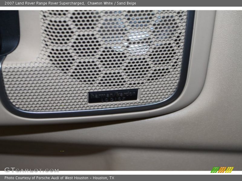 Chawton White / Sand Beige 2007 Land Rover Range Rover Supercharged