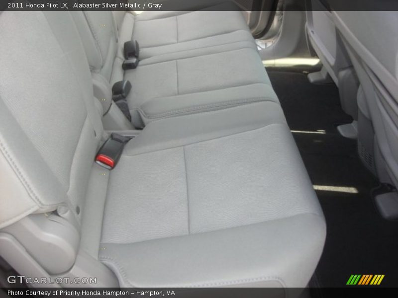 Alabaster Silver Metallic / Gray 2011 Honda Pilot LX