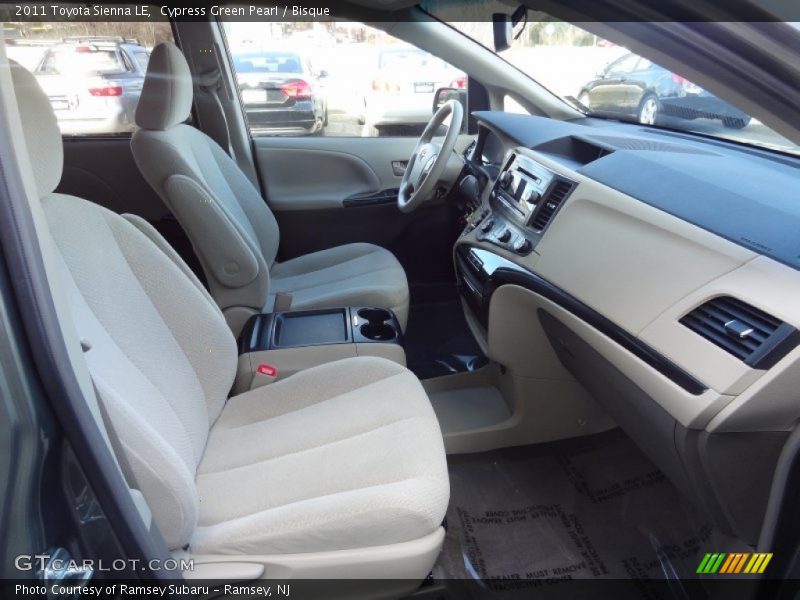 Cypress Green Pearl / Bisque 2011 Toyota Sienna LE