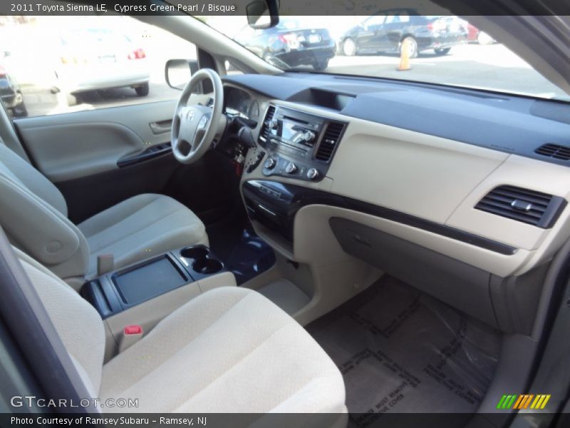 Dashboard of 2011 Sienna LE