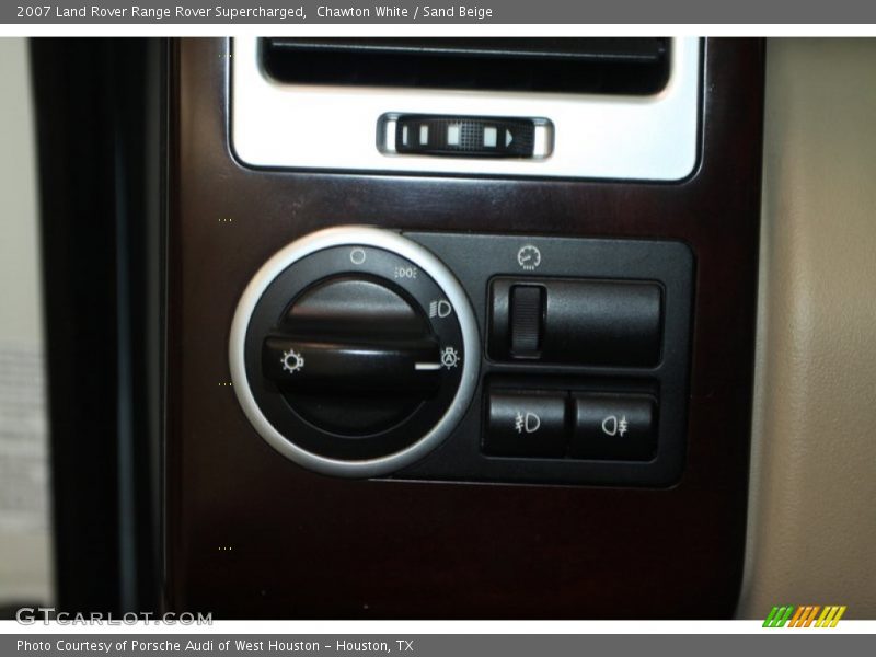 Chawton White / Sand Beige 2007 Land Rover Range Rover Supercharged