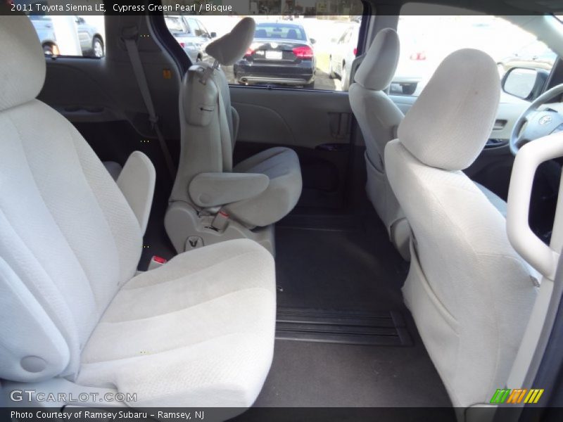 Rear Seat of 2011 Sienna LE