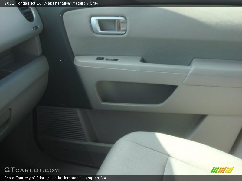 Alabaster Silver Metallic / Gray 2011 Honda Pilot LX