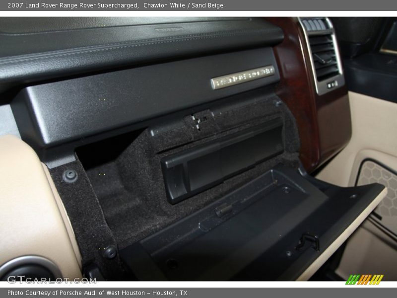 Chawton White / Sand Beige 2007 Land Rover Range Rover Supercharged
