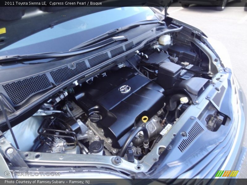 Cypress Green Pearl / Bisque 2011 Toyota Sienna LE