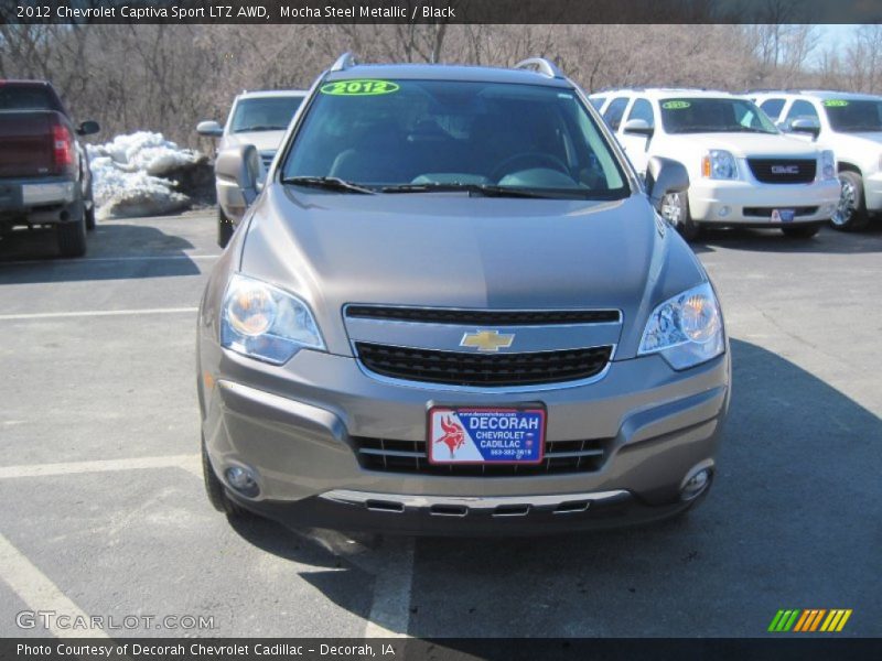 Mocha Steel Metallic / Black 2012 Chevrolet Captiva Sport LTZ AWD