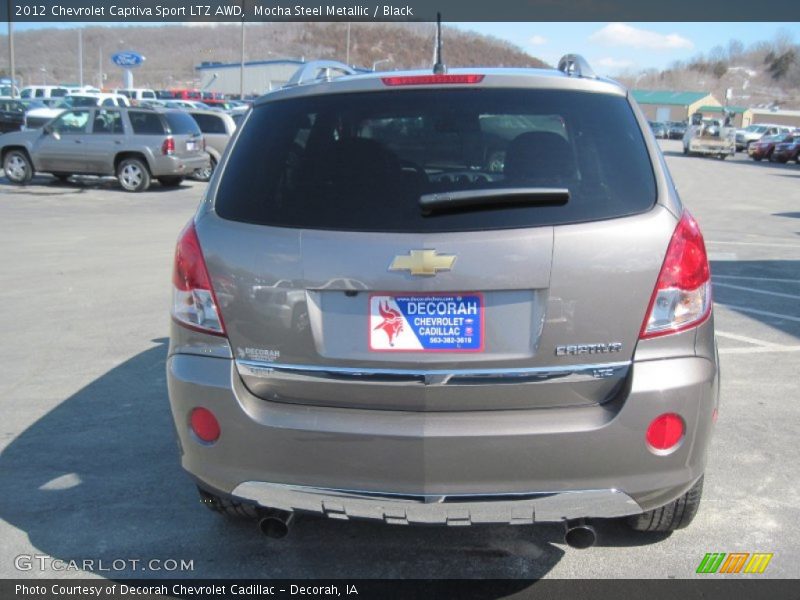 Mocha Steel Metallic / Black 2012 Chevrolet Captiva Sport LTZ AWD