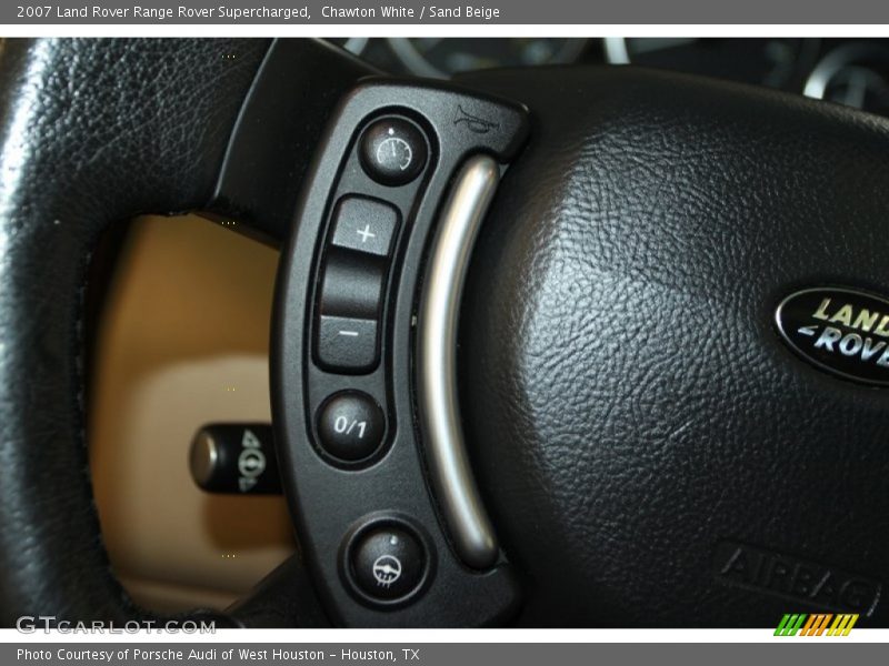 Chawton White / Sand Beige 2007 Land Rover Range Rover Supercharged