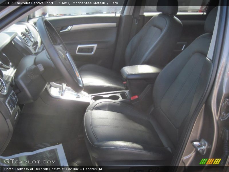 Mocha Steel Metallic / Black 2012 Chevrolet Captiva Sport LTZ AWD