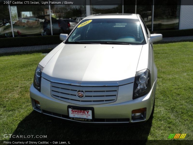 Light Platinum / Ebony 2007 Cadillac CTS Sedan