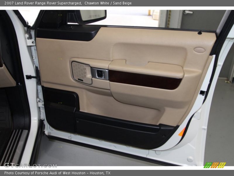 Chawton White / Sand Beige 2007 Land Rover Range Rover Supercharged