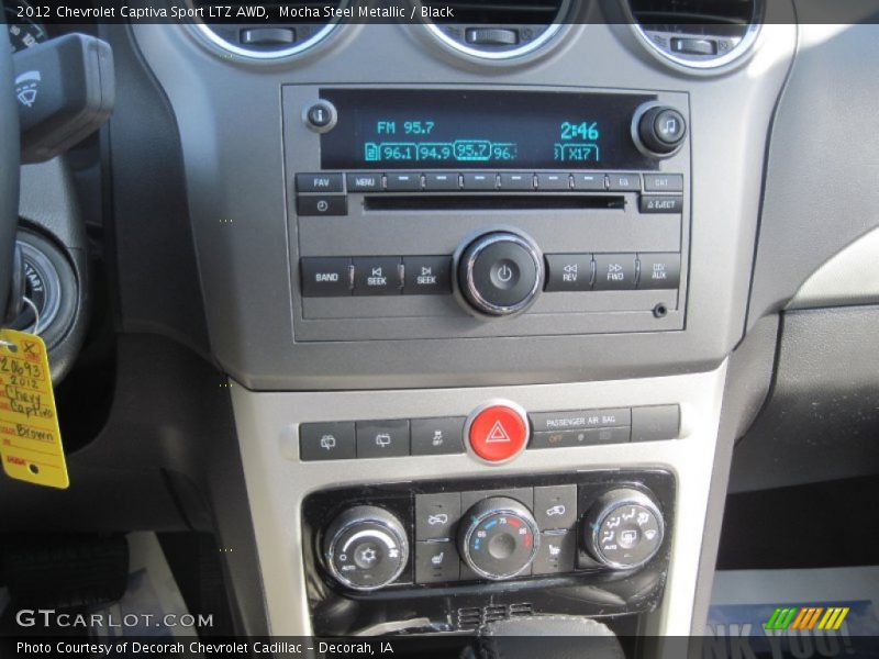 Mocha Steel Metallic / Black 2012 Chevrolet Captiva Sport LTZ AWD