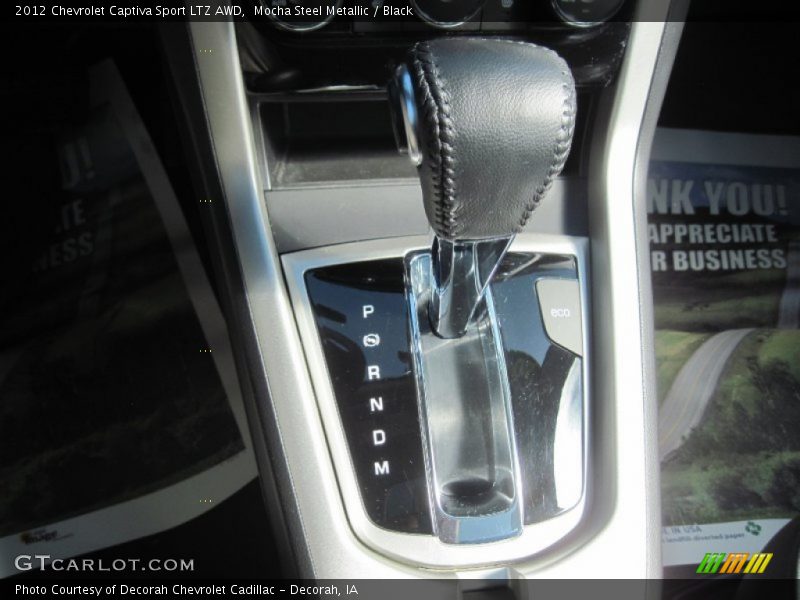 Mocha Steel Metallic / Black 2012 Chevrolet Captiva Sport LTZ AWD
