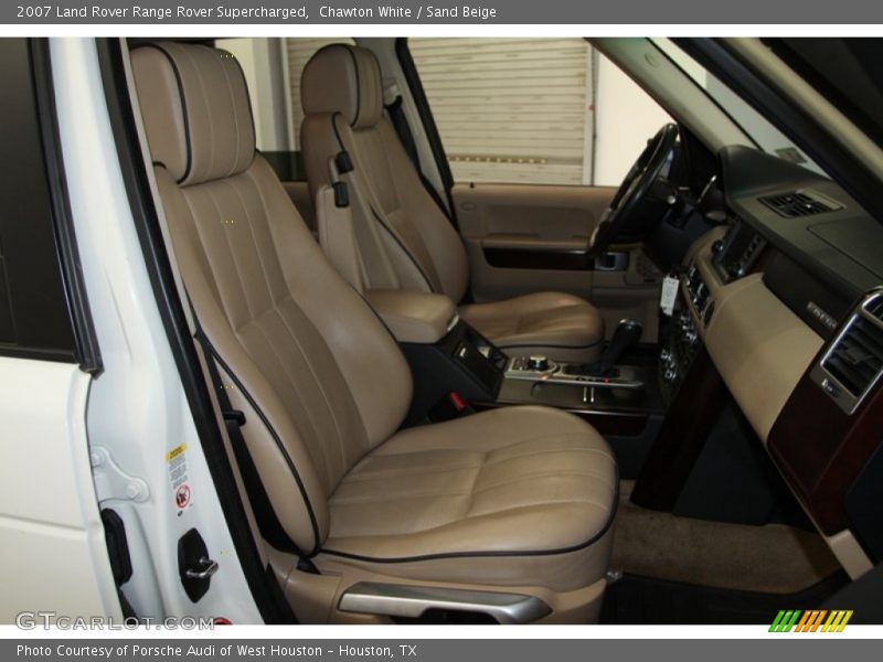 Chawton White / Sand Beige 2007 Land Rover Range Rover Supercharged