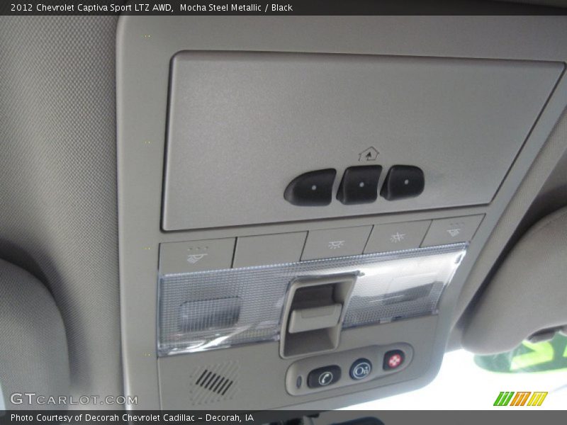 Mocha Steel Metallic / Black 2012 Chevrolet Captiva Sport LTZ AWD