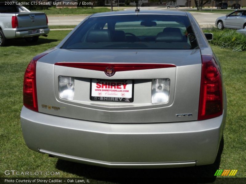 Light Platinum / Ebony 2007 Cadillac CTS Sedan