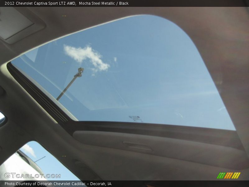 Mocha Steel Metallic / Black 2012 Chevrolet Captiva Sport LTZ AWD