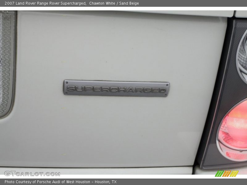 Chawton White / Sand Beige 2007 Land Rover Range Rover Supercharged