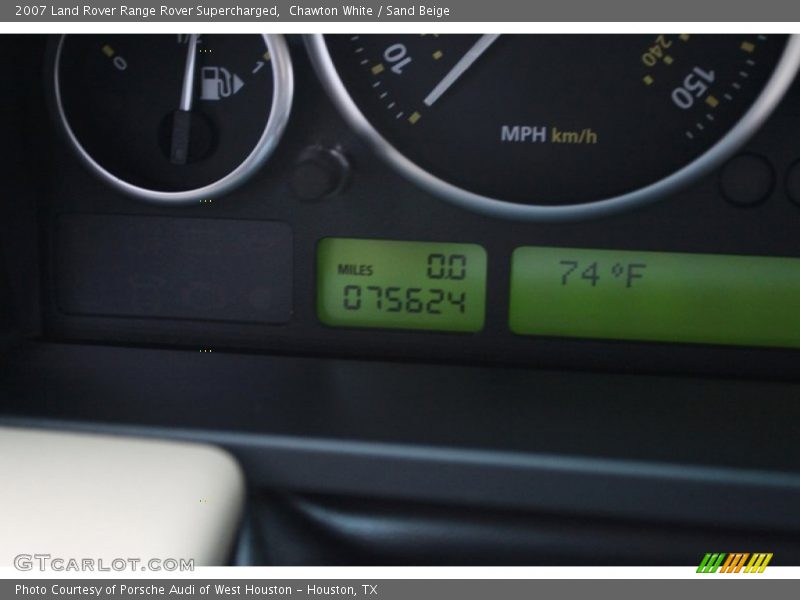 Chawton White / Sand Beige 2007 Land Rover Range Rover Supercharged