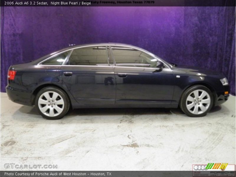 Night Blue Pearl / Beige 2006 Audi A6 3.2 Sedan