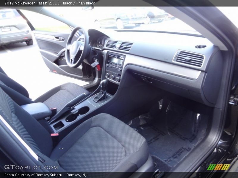 Black / Titan Black 2012 Volkswagen Passat 2.5L S