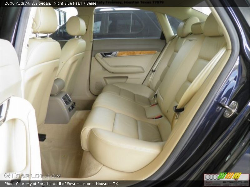 Night Blue Pearl / Beige 2006 Audi A6 3.2 Sedan