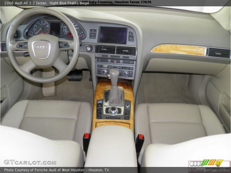 Night Blue Pearl / Beige 2006 Audi A6 3.2 Sedan