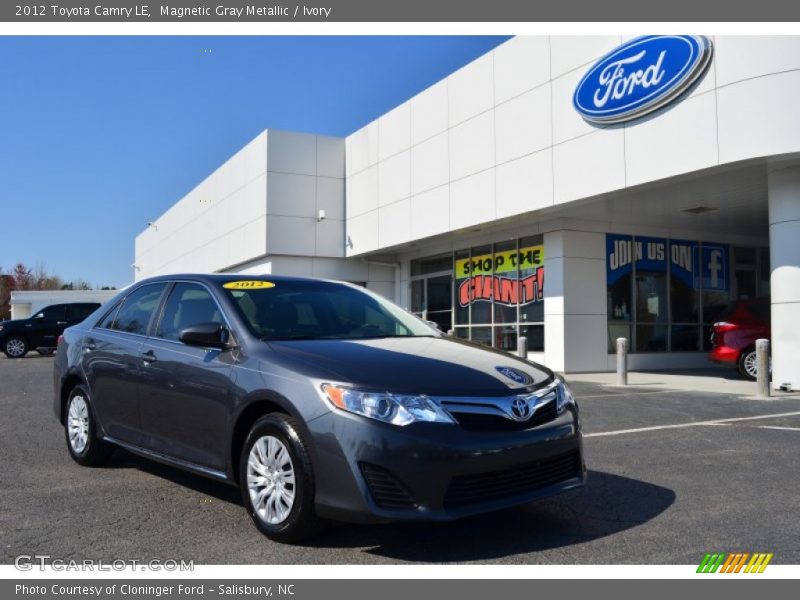 Magnetic Gray Metallic / Ivory 2012 Toyota Camry LE