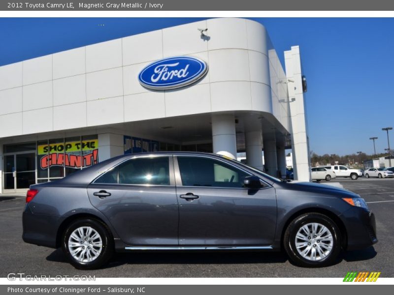 Magnetic Gray Metallic / Ivory 2012 Toyota Camry LE