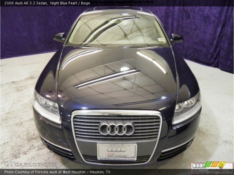 Night Blue Pearl / Beige 2006 Audi A6 3.2 Sedan