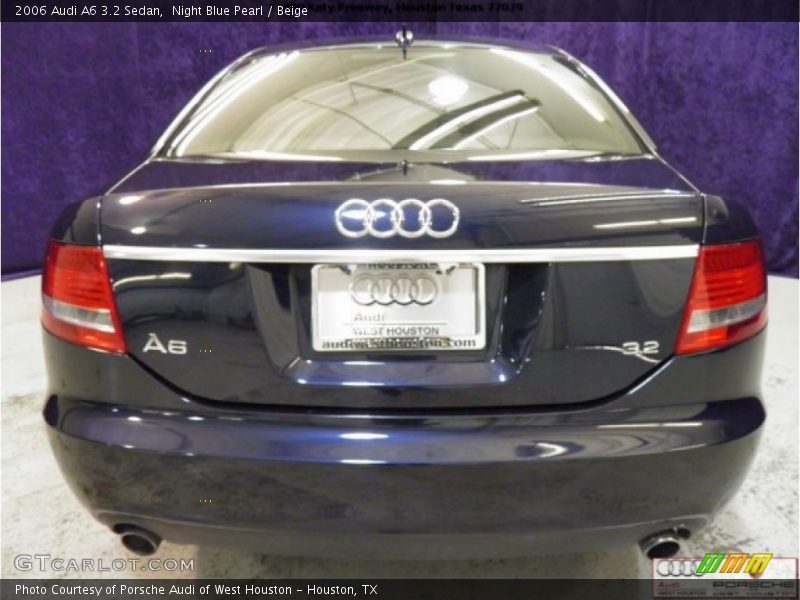 Night Blue Pearl / Beige 2006 Audi A6 3.2 Sedan