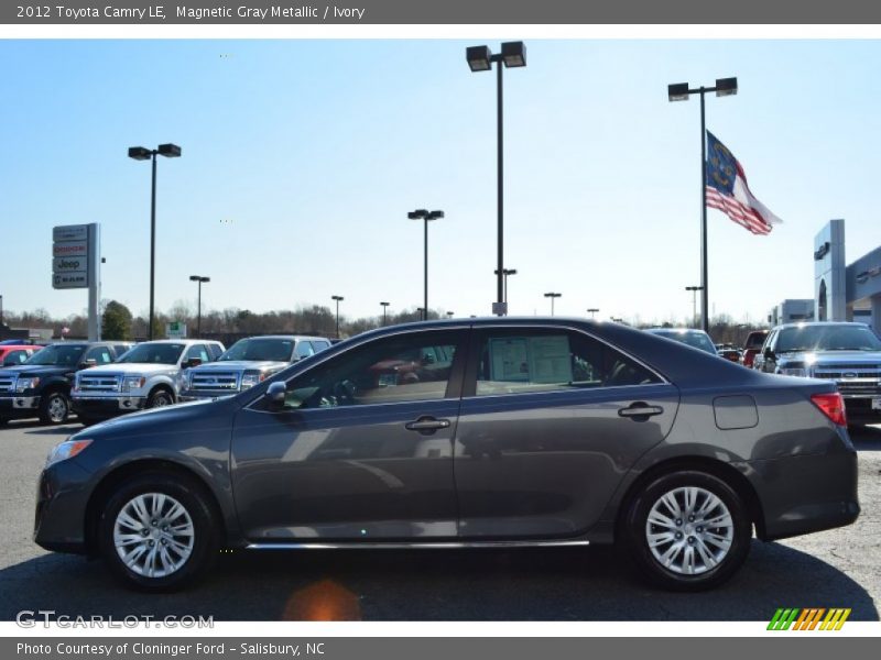 Magnetic Gray Metallic / Ivory 2012 Toyota Camry LE