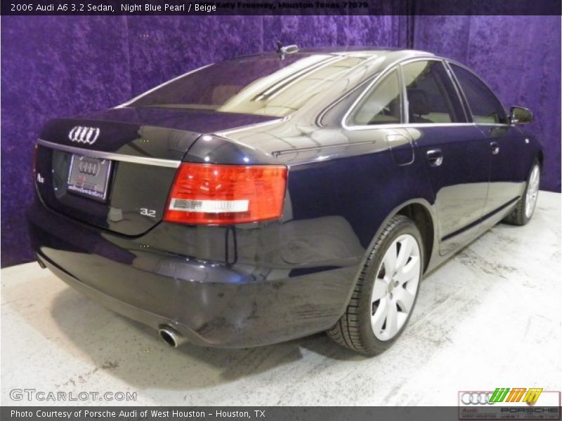 Night Blue Pearl / Beige 2006 Audi A6 3.2 Sedan