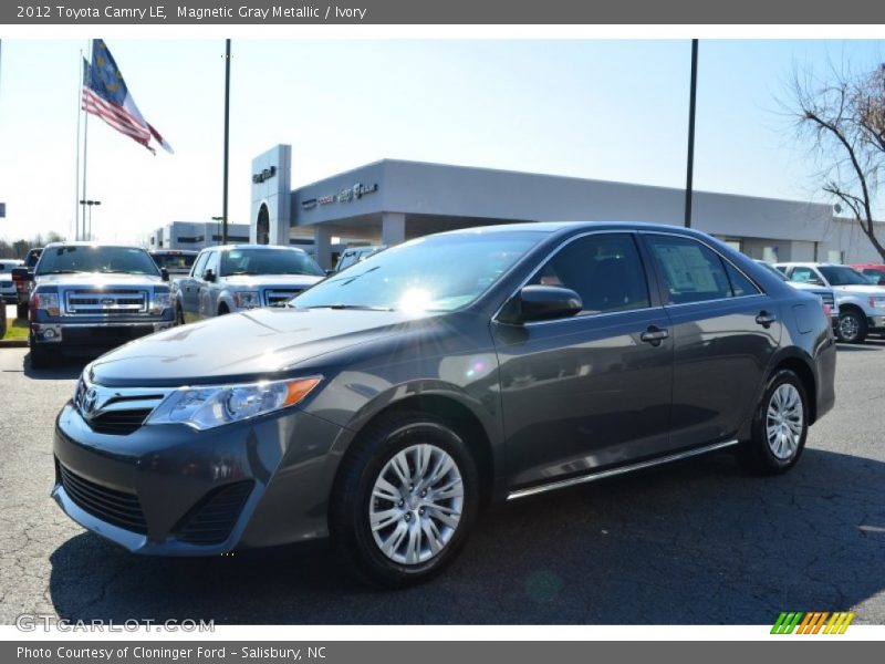 Magnetic Gray Metallic / Ivory 2012 Toyota Camry LE