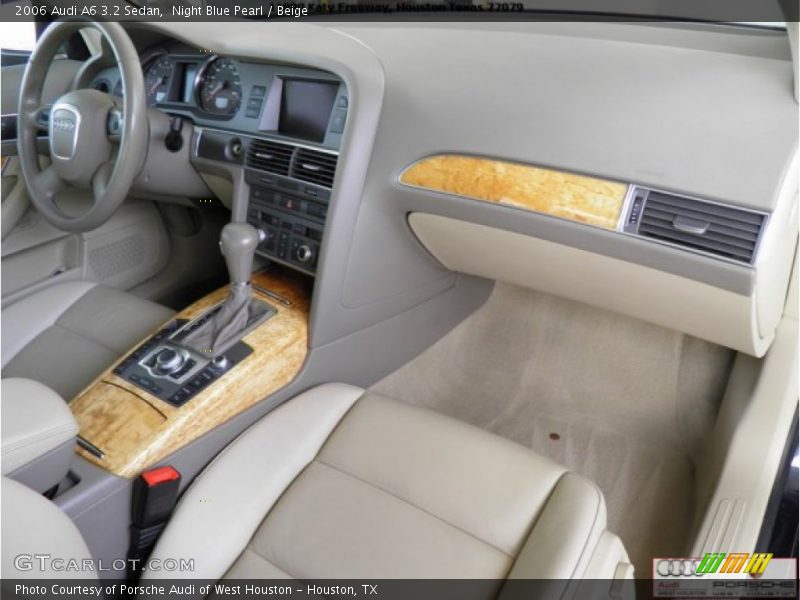 Night Blue Pearl / Beige 2006 Audi A6 3.2 Sedan