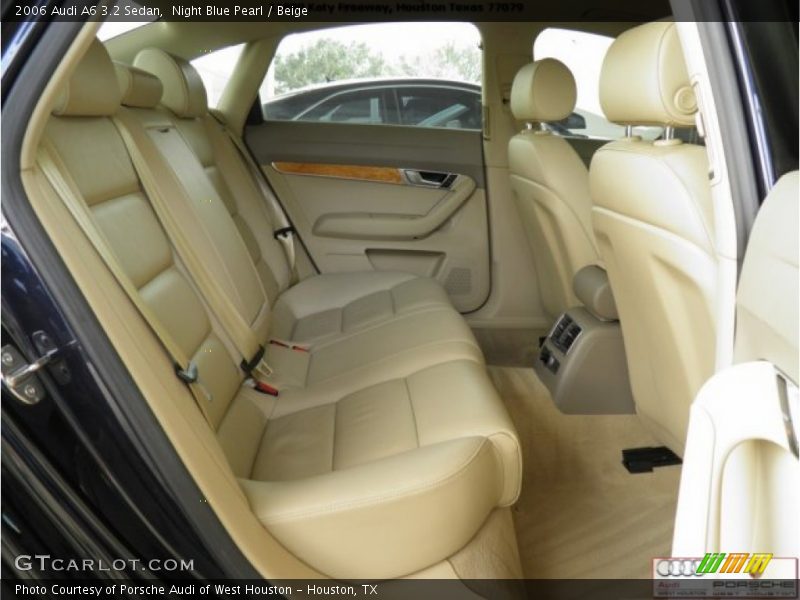 Night Blue Pearl / Beige 2006 Audi A6 3.2 Sedan