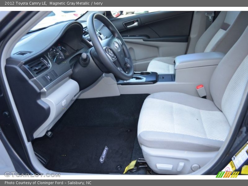 Magnetic Gray Metallic / Ivory 2012 Toyota Camry LE