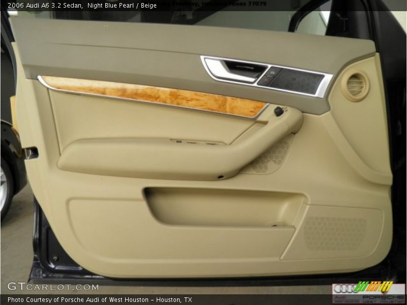 Night Blue Pearl / Beige 2006 Audi A6 3.2 Sedan