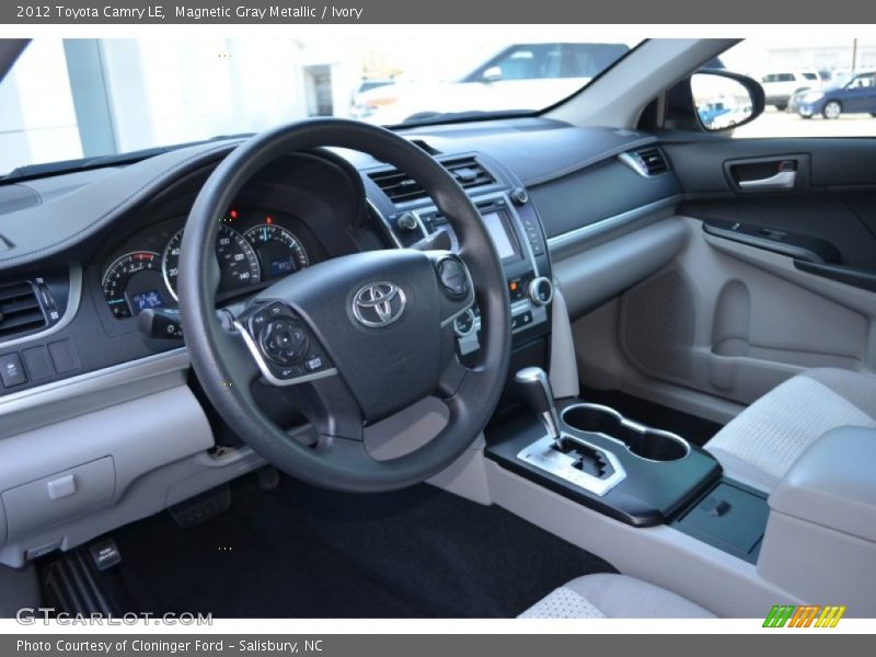 Magnetic Gray Metallic / Ivory 2012 Toyota Camry LE