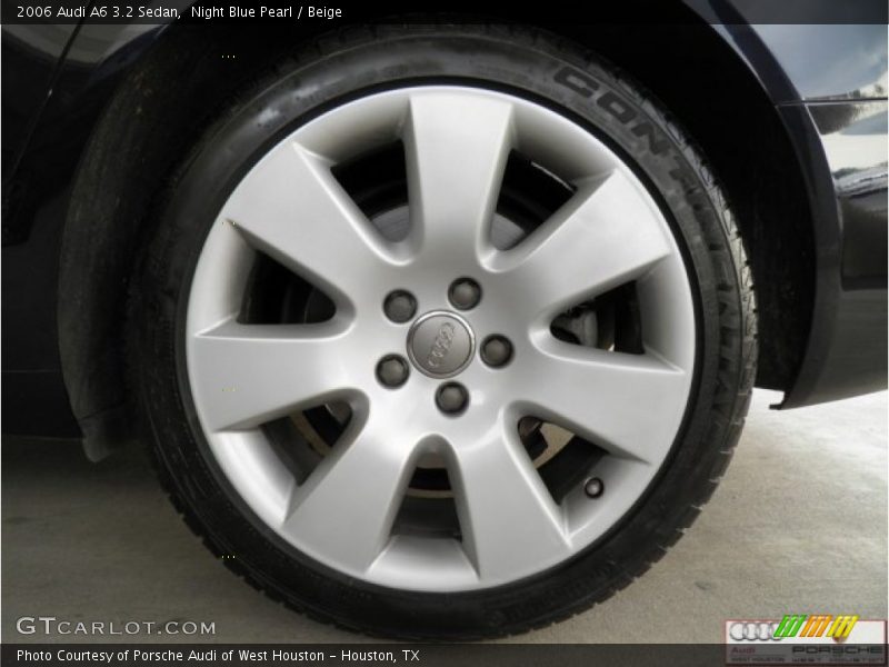 Night Blue Pearl / Beige 2006 Audi A6 3.2 Sedan
