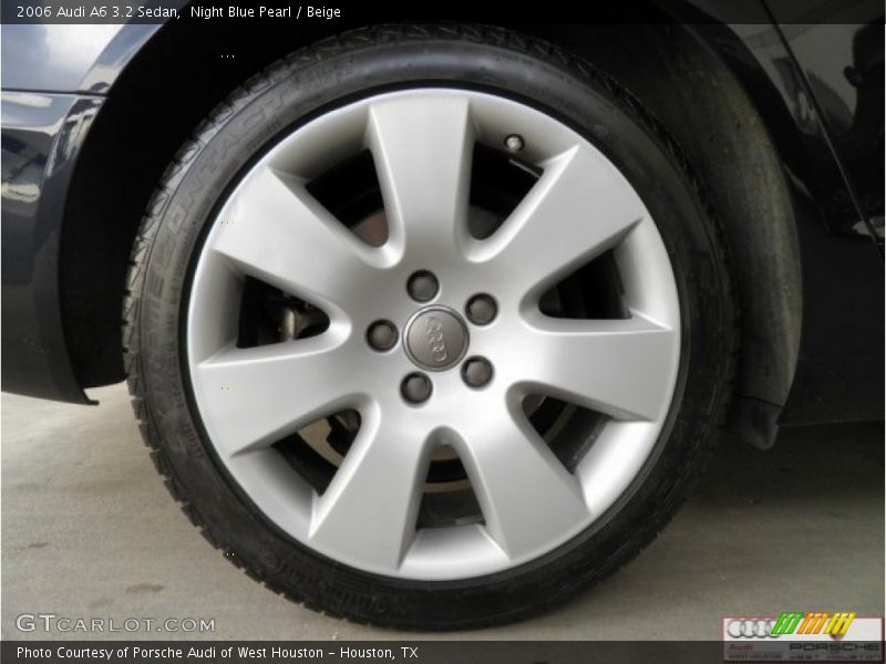 Night Blue Pearl / Beige 2006 Audi A6 3.2 Sedan