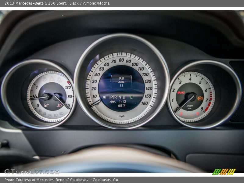 Black / Almond/Mocha 2013 Mercedes-Benz C 250 Sport