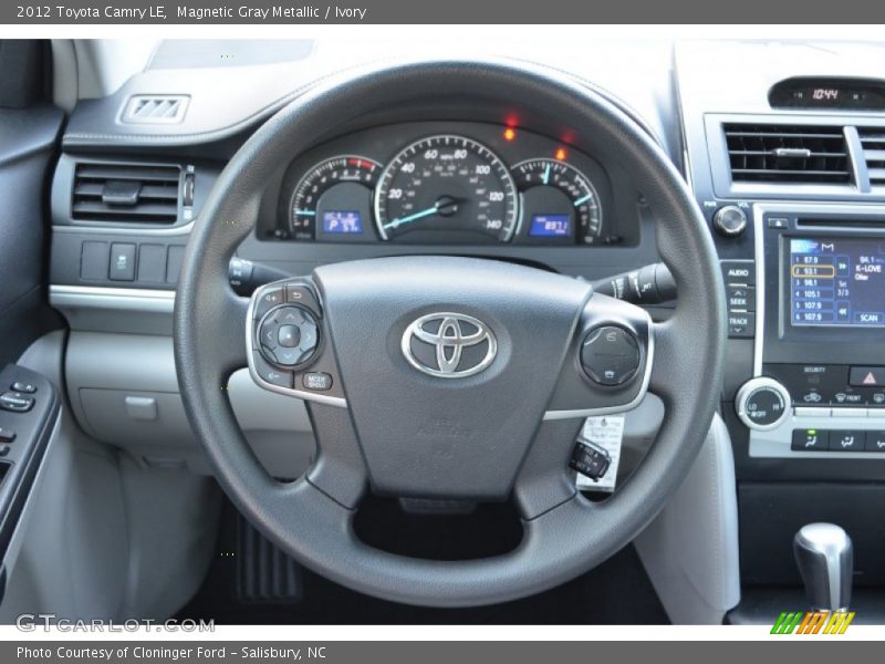 Magnetic Gray Metallic / Ivory 2012 Toyota Camry LE